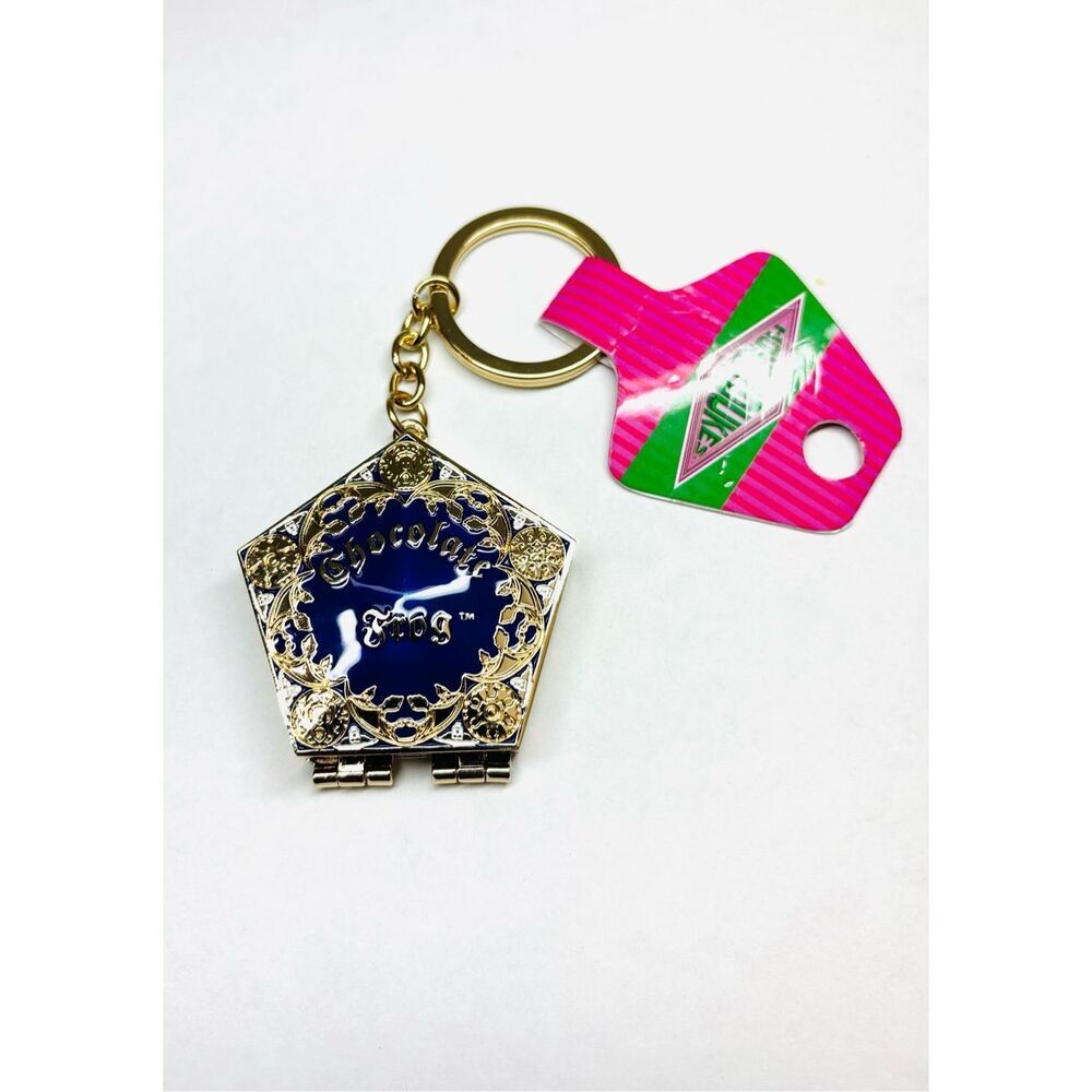 Harry Potter Honeydukes Chocolate‎ Frog Keychain 3D -Lid Opens